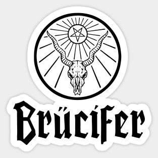 Brucifer Version 2 Sticker